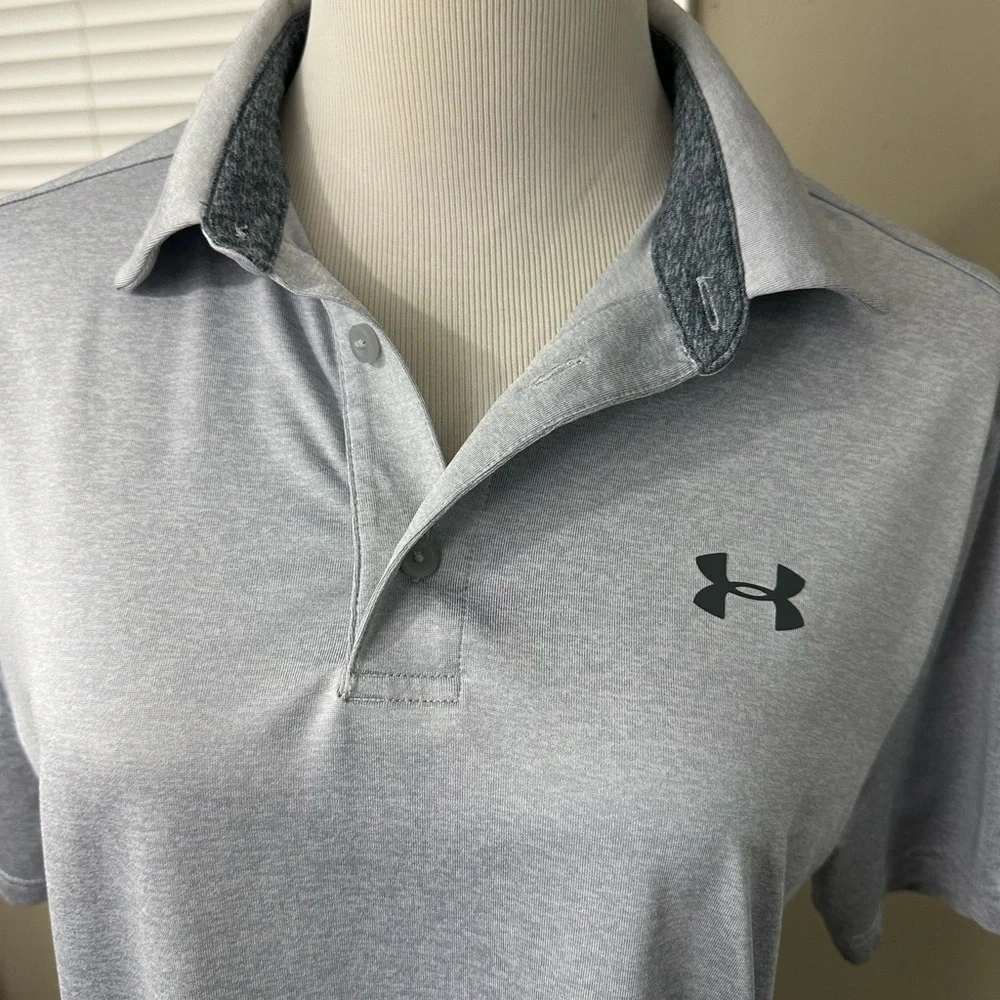Under Armour men’s size medium the playoff‎ golf polo short sleeve shirt - Picture 4 of 11